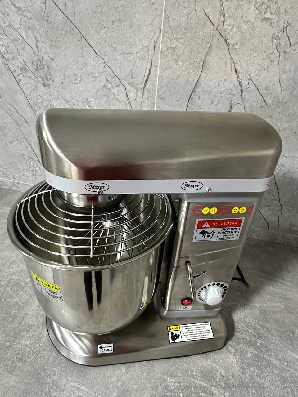 Машина збивальна GoodFood PM-B10S металік